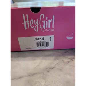 Hey Girl by Corkys Wicked Boots Women Size 9 Sand New Mid Calf Block Heel Suede